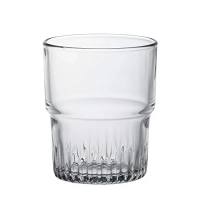 Immagine di Duralex Empilable bicchiere da acqua 200ml, impilabile, senza contrassegno di riempimento, 6 bicchieri