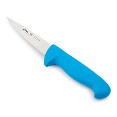 Immagine di Arcos Serie 2900 Coltello Scannare Macellaio Bistecca Lama Acciaio Inossidabile Nitrum 130 mm Manico Polipropilene Colore Blu