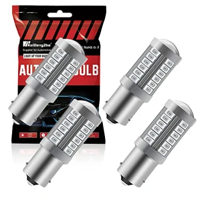 Immagine di 4 pz Rosso 1156 BA15S P21W 5630 33SMD Lampadine LED per auto 900LM Super Bright Luce freno Fendinebbia posteriori posizione di 12 30 V 3.6 W