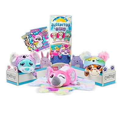 Immagine di Basic Fun Cutetitos Sleepitos, peluche da coccolare a letto, ogni Sleepito viene fornito con un letto e comodo pigiama, per ragazze ragazzi, partire dai 3 anni