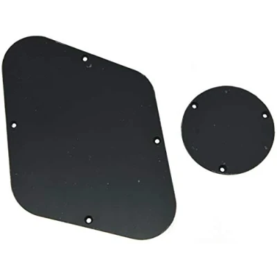 Immagine di Dopro LP Piastra di Controllo Posteriore Interruttore Cavità Copertura Per USA Gibson Les Paul Solido Nero 1 Ply