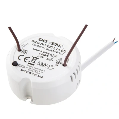 Immagine di Govena Lighting PRO DP 100 LT LED Dimmer universale Adatto per lampadina: Lampadina LED, alogena, ad incandescenza, a risparmio