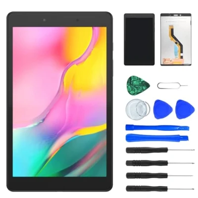 Immagine di NB+ Schermo LCD touch screen di ricambio per Samsung Galaxy Tab A 8.0 da 8 pollici 2019, pannello frontale in vetro con strumenti (LTE SM T295, nero)