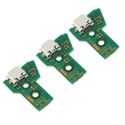 Immagine di ECSiNG 3 Pz JDS 040 Scheda Di Interfaccia Sostituzione Porta Ricarica Compatibile Con PS4 Pro Parte Riparazione Adattatore Micro USB Caricatore Presa Connettore Modulo