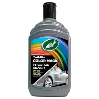 Immagine di TURTLEWAX 70 202 Lucidatura vernice Bottiglia 500 argento