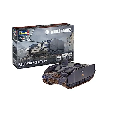 Immagine di Revell 03502 Carro Armato d&#039;Assalto Sturmgeschütz IV World of Tanks Model Kit, 03502, Incolore