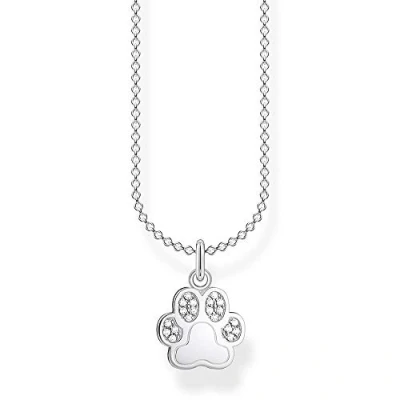 Immagine di Thomas Sabo Collana da Donna in Argento Sterling 925 con Zampa, Lunghezza 38 45 cm