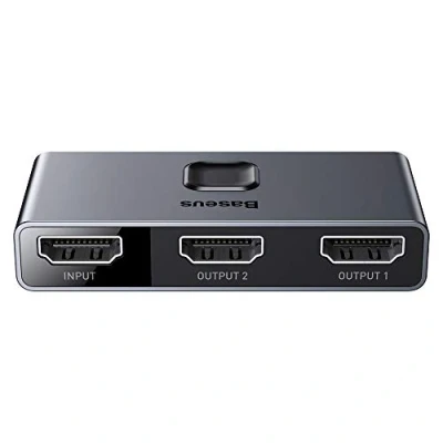 Immagine di Baseus HUB Matrix HDMI Switcher (2in1 or 1in2) Space Gray (CAHUB BC0G