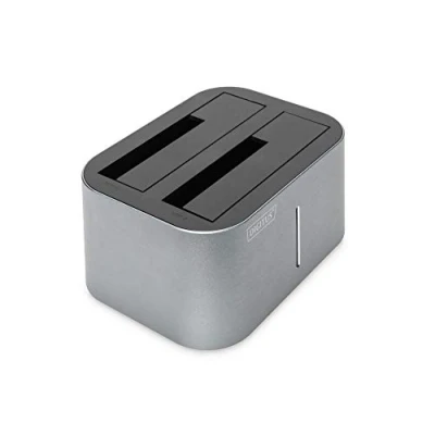Immagine di Digitus DA 71540 1 USB 3.0 SATA 6 Gb/s 2 Porte Docking Station per hard disk 2.5 pollici, 3.5 pollici Con la funzione copia