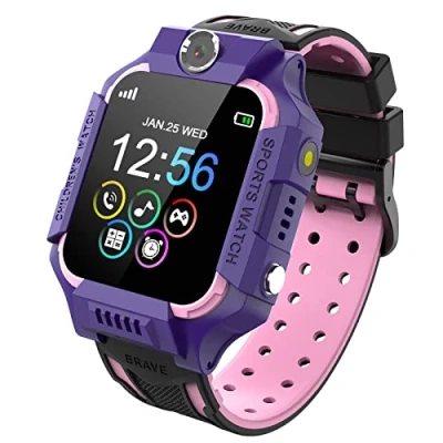 Immagine di PTHTECHUS Smartwatch Bambini,Orologio Intelligente per Bambini con Lettore Musicale, SOS, Fotocamera, Giochi, Torcia, Conversazione a Due Vie