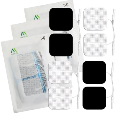 Immagine di Med Fit Elettrodi Tens Autoadesivi di Lunga Durata (5 cm x 5 2&quot;x 2&quot;, 16 Pastiglie)