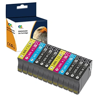 Immagine di OGOUGUAN 12 cartucce d&#039;inchiostro compatibili con Epson 503 XL per Expression Home XP 5200 5205 Workforce WF 2960DWF 2965DWF 2960 2965