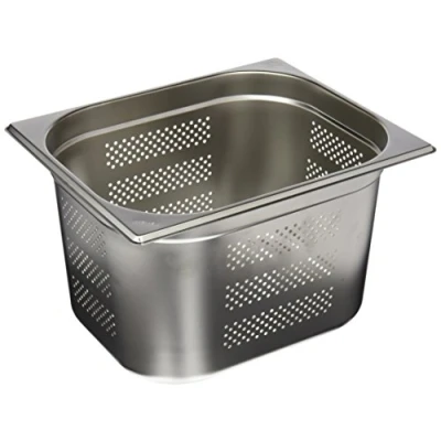 Immagine di Lacor Inox GN 1/2 Contenitore, Acciaio Inossidabile, Argento, 265 x 325 200 mm