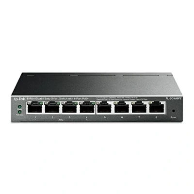 Immagine di TP LINK 8 PORT GIGABIT EASYSMART SWITCH RJ45 4 POE