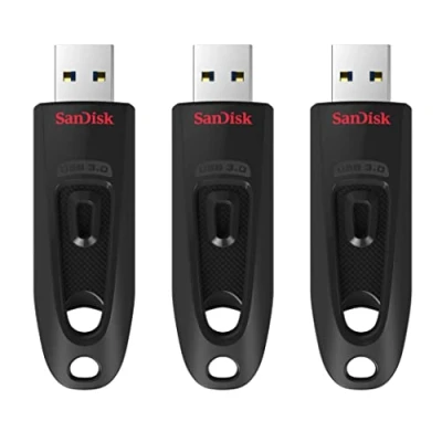 Immagine di SanDisk 64 GB Ultra Unità flash USB 3.0, fino a 130 MB/sec, 3 Schede