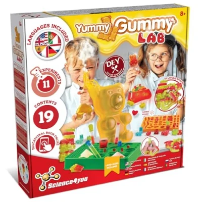 Immagine di Science4you Laboratorio di caramelle gommose Kit per la confezione creare dolci in 19 forme diverse, comprese quelle dell&#039;orso gigante, regalo bambini 8, 9, 10 e 11 anni