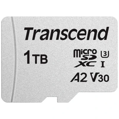 Immagine di Transcend TS1TUSD300S A Scheda microSD Dettaglio 1 TB UHS I, Class 10, v30 Video Speed Class, A1 Application Performance A2