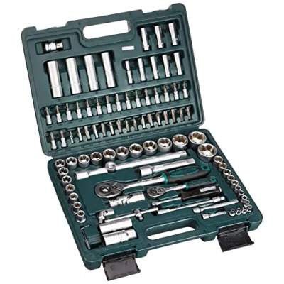 Immagine di Kit di chiavi a bussola metrico 1/4 (6.3 mm), 1/2 (12.5 mm) 94 parti Brüder Mannesmann M 2055 SL