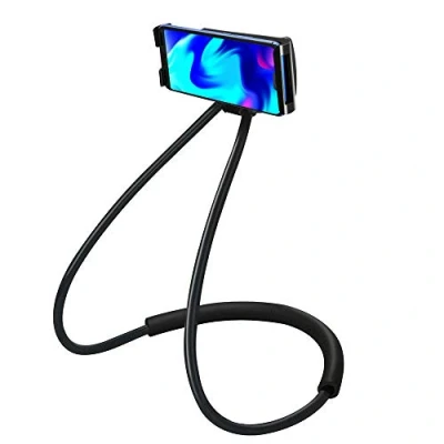 Immagine di LYTIVAGEN Supporto per Telefono Cellulari e Tablet da Appendere al Collo Flessibile con Rotazione a 360 Gradi(Nero)