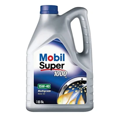 Immagine di Mobil 151180 Olio Super 1000 x 1 15W 40 5L EU SW, Naturale