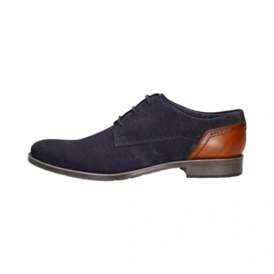 Immagine di bugatti Stringate, Uomo, Taglia: 41, Dark blue Pelle e tessuto