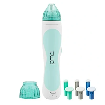 Immagine di PMD Personal Microderm Classic Macchina per microdermoabrasione a casa con kit viso e corpo, cristalli esfolianti aspirazione sottovuoto una pelle fresca radiosa