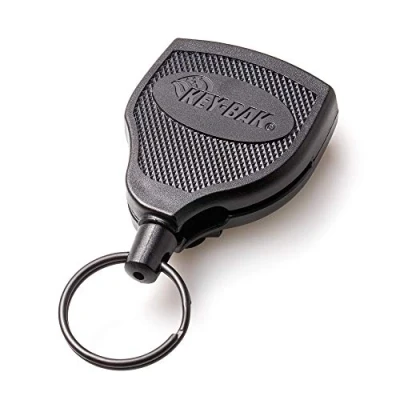 Immagine di KEY BAK Multigancio Portachiavi Tattico Super48 K XXL, 15 chiavi con clip, Nero