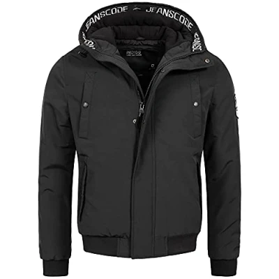 Immagine di Indicode Uomini Albany Jacket Giubbotto con cappuccio Black L