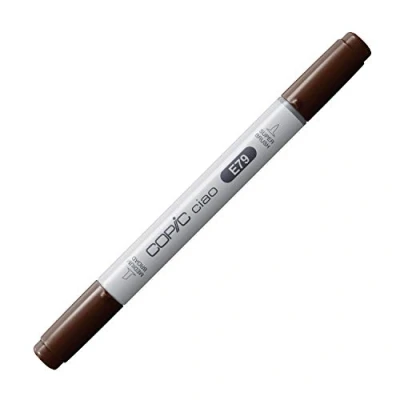 Immagine di Copic Ciao Pennarello Grafico con Doppia Punta, 11 g , Marrone (Anacardio), 12 x 150 mm