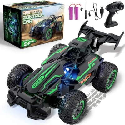 Immagine di Perbabe Macchina Telecomandata per Bambini, Alta Velocità 20KM/h Auto RC 2.4Ghz Radiocomandata con Batteria Ricaricabile Macchine Telecomandate Giocattolo Bimbi Regalo Natale Compleanno