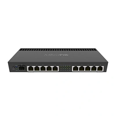 Immagine di Mikrotik RB4011IGS+RM router connesso Gigabit Ethernet Nero
