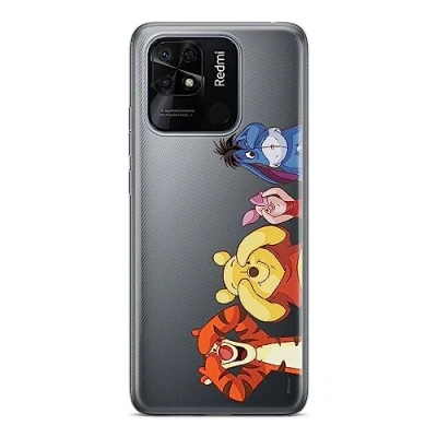 Immagine di Ert Group custodia per cellulare Xiaomi REDMI 10C originale e con licenza ufficiale Disney, modello Winnie the Pooh &amp; Friends 036 adattato alla forma dello smartphone, parzialmente trasparente