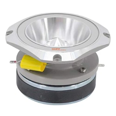 Immagine di SP Audio 1 SUPER TWEETER SPTW 48 SPTW48 10,00 cm 100 mm 4&quot; diametro 200 watt rms 400 max impedenza 4 ohm sensibilità 112 db auto silver, pezzo