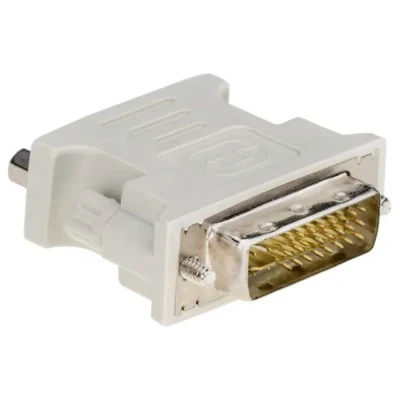 Immagine di AKYGA VGA F/DVI M DVI 24 + 5 blu, bianco Cavo di interfaccia/adattatore genere (DVI 5, VGA, maschio/femmina, bianco, ABS sintetico, 50 C)
