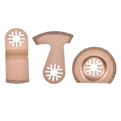 Immagine di Jadeshay Lame Utensile Multifunzione,3Pezzi Accessori Set di Utensili Oscillanti Multitool per Seghe,Metallo, Legno, Plastica