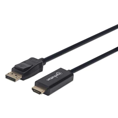 Immagine di Manhattan Displayport / HDMI Cavo adattatore Spina DisplayPort, A 1.80 m Nero 153201