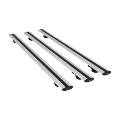 Immagine di acpar Compatibile con Dacia Logan MCV 2007 2012 Barre Portatutto BASIC Modella Portapacchi Tetto 3 PEZZI GRIGIO