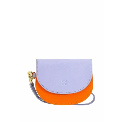 Immagine di DUDU Portafoglio da Polso Donna in Pelle, Piccolo Colorato Portamonete Banconote Tessere con Laccetto Provence lilac