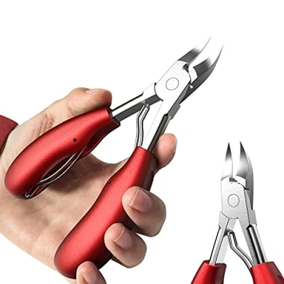 Immagine di Tronchesino Unghie piedi In Acciaio Inox di Precisione, Tronchese per Spesse, Tagliaunghie Professinale, Manicure Strumenti Incarniti dei Pied