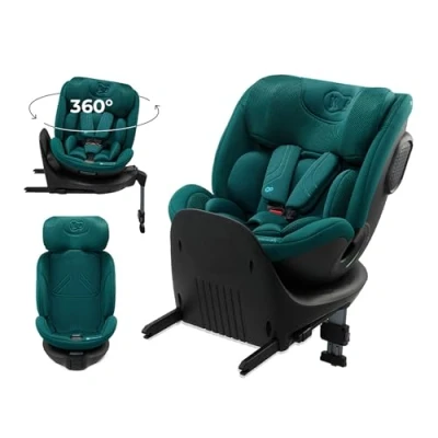 Immagine di Kinderkraft XRIDER2 Seggiolino auto 0 21 kg, I SIZE 40 150 cm, 360 girevole, con Isofix Base, Reclinabile Posizione sdraiata, FWF, RWF, reclining, Verde