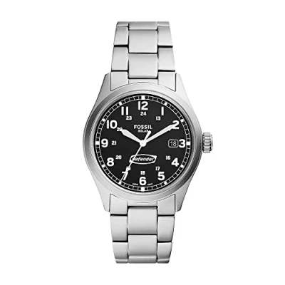 Immagine di Fossil Traditional Defender Orologio silvercoloured, Uomo, Taglia: One Size, Silver coloured