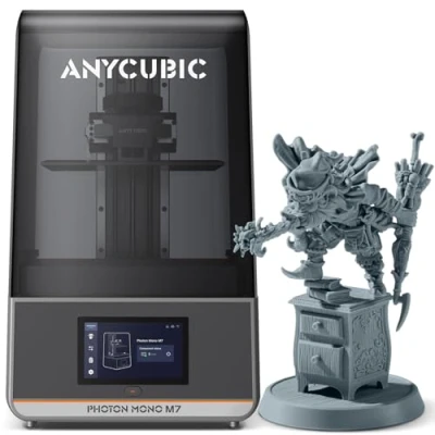 Immagine di ANYCUBIC Photon Mono M7 Stampante 3D Resina, HD 14K Display da 10,1&quot; con COB LighTurbo 3.0, Stampa Veloce 150 mm/h, Intelligente, Volume di Costruzione 8,77 &quot;x4,96&quot;x9,05&quot;