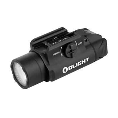 Immagine di OLIGHT PL 3S Torcia 1000 Lumen Portata 200 m Lampada da Binario Compatta con Binari Regolabili,Leggera ed Ecologica per Campeggio (Nero)