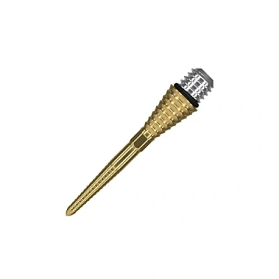 Immagine di Target Darts Conversion Punti Swiss Point Grooved Oro 26mm Freccette Convert Punta Morbida To d&#039;Acciaio