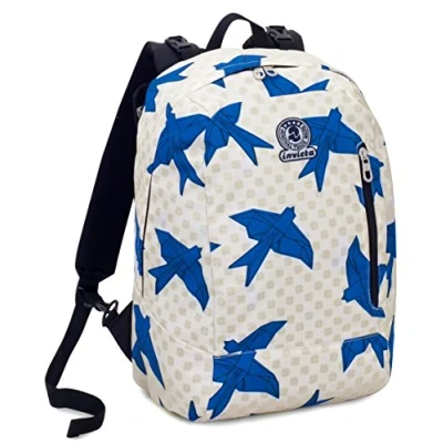 Immagine di Invicta Zaino 2 in 1 Reversibile Twist, Geometric, Blu Origami, 26 Lt, Fantasia, Tinta Unita