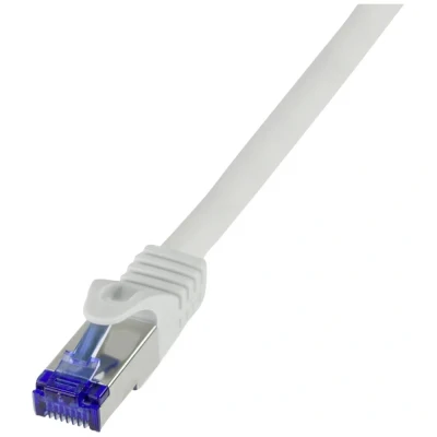 Immagine di LogiLink C6A012S RJ45 CAT 6A S/FTP 0.25 m Grigio 1 pz.