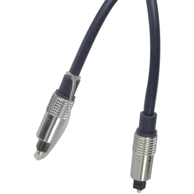 Immagine di Digital Audio Cavo Kash Toslink [1x Spina (ODT) 1x (ODT)] 1.00 m Nero