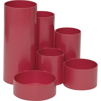 Immagine di Maul MAULtubo Recycling 4115625 Porta matite Rosso Numero scomparti: 6