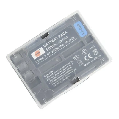 Immagine di DSTE EN EL3E ENEL3E Batteria agli ioni di litio da 2200 mAh/7,4 V, compatibile con Nikon D30 D50 D70 D70S D80 D90 D100 D200 D300 D300S D700