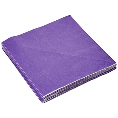 Immagine di Amscan 9915402 213 Tovaglioli da pranzo ecologici e compostabili, confezione 20, colore: viola